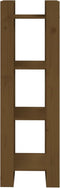 vidaXL - Boekenkast/kamerscherm - 41x35x125 - cm - massief - hout - honingbruin