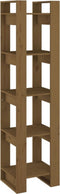 vidaXL - Boekenkast/kamerscherm - 41x35x160 - cm - grenenhout - honingbruin