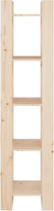 vidaXL - Boekenkast/kamerscherm - 41x35x160 - cm - massief - grenenhout