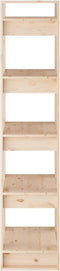 vidaXL - Boekenkast/kamerscherm - 41x35x160 - cm - massief - grenenhout