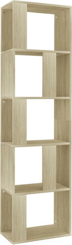 vidaXL - Boekenkast/kamerscherm - 45x24x159 - cm - bewerkt - hout - sonoma - eiken
