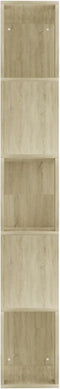 vidaXL - Boekenkast/kamerscherm - 45x24x159 - cm - bewerkt - hout - sonoma - eiken