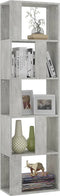 vidaXL - Boekenkast/kamerscherm - 45x24x159 - cm - bewerkt - hout - betongrijs