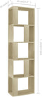 vidaXL - Boekenkast/kamerscherm - 45x24x159 - cm - bewerkt - hout - sonoma - eiken
