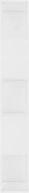vidaXL - Boekenkast/kamerscherm - 45x24x159 - cm - bewerkt - hout - wit