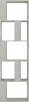 vidaXL - Boekenkast/kamerscherm - 45x24x159 - cm - bewerkt - hout - betongrijs