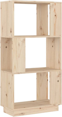 vidaXL - Boekenkast/kamerscherm - 51x25x101 - cm - massief - grenenhout