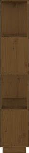 vidaXL - Boekenkast/kamerscherm - 51x25x132 - cm - grenenhout - honingbruin