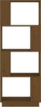 vidaXL - Boekenkast/kamerscherm - 51x25x132 - cm - grenenhout - honingbruin