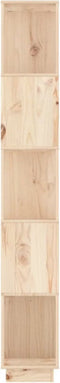 vidaXL - Boekenkast/kamerscherm - 51x25x163,5 - cm - massief - grenenhout