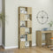 vidaXL - Boekenkast/kamerscherm - 60x24x186 - cm - bewerkt - hout - sonoma - eiken