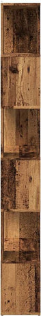 vidaXL - Boekenkast/kamerscherm - 60x24x186 - cm - oud - houtkleurig