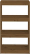 vidaXL - Boekenkast/kamerscherm - 60x30x103,5 - cm - grenenhout - honingbruin
