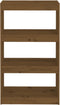vidaXL - Boekenkast/kamerscherm - 60x30x103,5 - cm - grenenhout - honingbruin