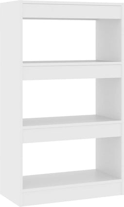 vidaXL - Boekenkast/kamerscherm - 60x30x103 - cm - bewerkt - hout - wit