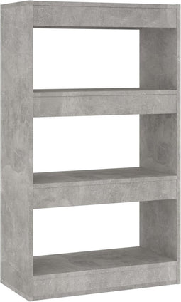 vidaXL - Boekenkast/kamerscherm - 60x30x103 - cm - bewerkt - hout - betongrijs