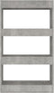 vidaXL - Boekenkast/kamerscherm - 60x30x103 - cm - bewerkt - hout - betongrijs