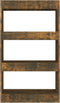 vidaXL - Boekenkast/kamerscherm - 60x30x103 - cm - bewerkt - hout - gerookt - eiken