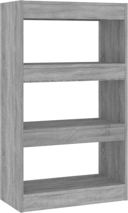 vidaXL - Boekenkast/kamerscherm - 60x30x103 - cm - spaanplaat - grijs - sonoma