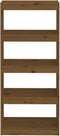 vidaXL - Boekenkast/kamerscherm - 60x30x135,5 - cm - grenenhout - honingbruin