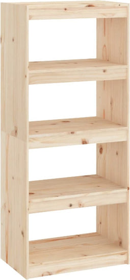 vidaXL - Boekenkast/kamerscherm - 60x30x135,5 - cm - massief - grenenhout