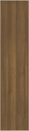 vidaXL - Boekenkast - / - kamerscherm - 60x30x135 - cm - bewerkt - hout - bruineiken