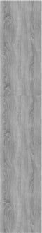 vidaXL - Boekenkast/kamerscherm - 60x30x166 - cm - bewerkt - hout - grijs - sonoma