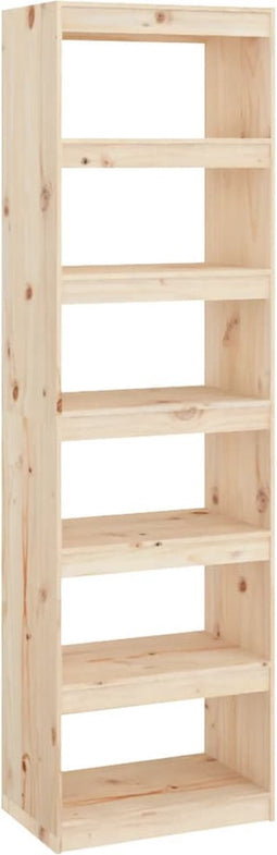 vidaXL - Boekenkast/kamerscherm - 60x30x199,5 - cm - massief - grenenhout