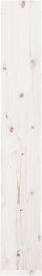 vidaXL - Boekenkast/kamerscherm - 60x30x199,5 - cm - massief - grenenhout - wit
