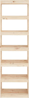 vidaXL - Boekenkast/kamerscherm - 60x30x199,5 - cm - massief - grenenhout