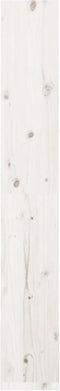 vidaXL - Boekenkast/kamerscherm - 60x30x199,5 - cm - massief - grenenhout - wit