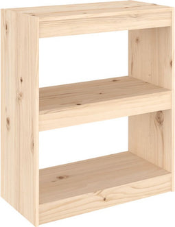 vidaXL - Boekenkast/kamerscherm - 60x30x71,5 - cm - massief - grenenhout