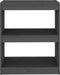 vidaXL - Boekenkast/kamerscherm - 60x30x71,5 - cm - massief - grenenhout - grijs
