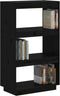 vidaXL - Boekenkast/kamerscherm - 60x35x103 - cm - massief - grenenhout - zwart