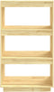 vidaXL - Boekenkast - / - kamerscherm - 60x35x103 - cm - massief - grenenhout