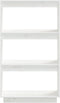 vidaXL - Boekenkast/kamerscherm - 60x35x103 - cm - massief - grenenhout - wit