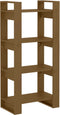 vidaXL - Boekenkast/kamerscherm - 60x35x125 - cm - massief - hout - honingbruin