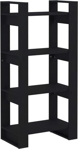 vidaXL - Boekenkast/kamerscherm - 60x35x125 - cm - massief - hout - zwart