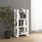 vidaXL - Boekenkast/kamerscherm - 60x35x125 - cm - massief - hout - wit