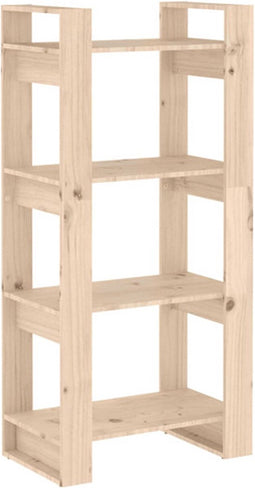 vidaXL - Boekenkast/kamerscherm - 60x35x125 - cm - massief - grenenhout