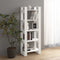 vidaXL - Boekenkast/kamerscherm - 60x35x160 - cm - massief - hout - wit