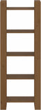 vidaXL - Boekenkast/kamerscherm - 60x35x160 - cm - massief - hout - honingbruin