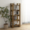 vidaXL - Boekenkast/kamerscherm - 60x35x160 - cm - massief - hout - honingbruin