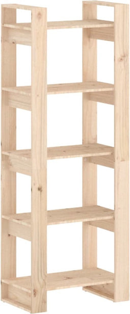 vidaXL - Boekenkast/kamerscherm - 60x35x160 - cm - massief - grenenhout