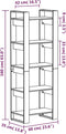 vidaXL - Boekenkast/kamerscherm - 60x35x160 - cm - massief - grenenhout