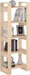 vidaXL - Boekenkast/kamerscherm - 60x35x160 - cm - massief - grenenhout