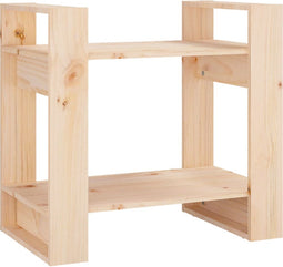 vidaXL - Boekenkast/kamerscherm - 60x35x57 - cm - massief - grenenhout