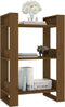 vidaXL - Boekenkast/kamerscherm - 60x35x91 - cm - massief - hout - honingbruin