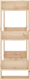vidaXL - Boekenkast - / - kamerscherm - 60x35x91 - cm - massief - grenenhout