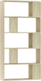 vidaXL - Boekenkast/kamerscherm - 80x24x159 - cm - bewerkt - hout - sonoma - eiken